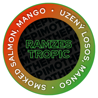 Uzený losos, mango (RAMZES TROPIC)